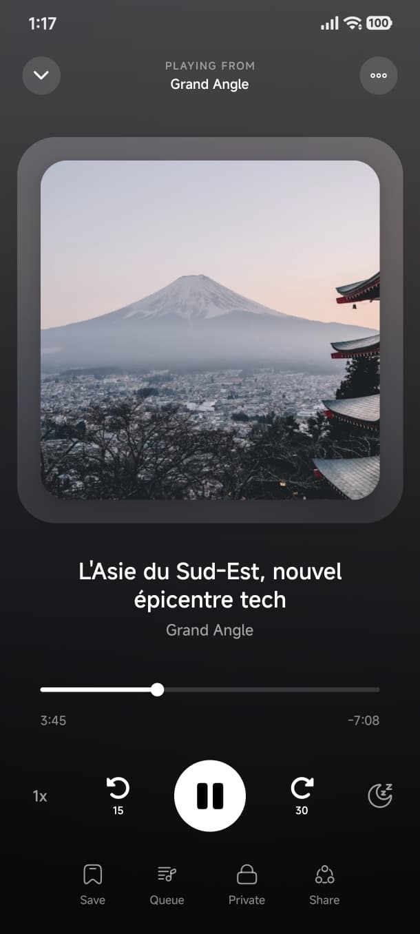 Lucend app screenshot
